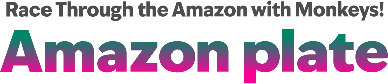 Race Through the Amazon with Monkeys! Amazon plate
